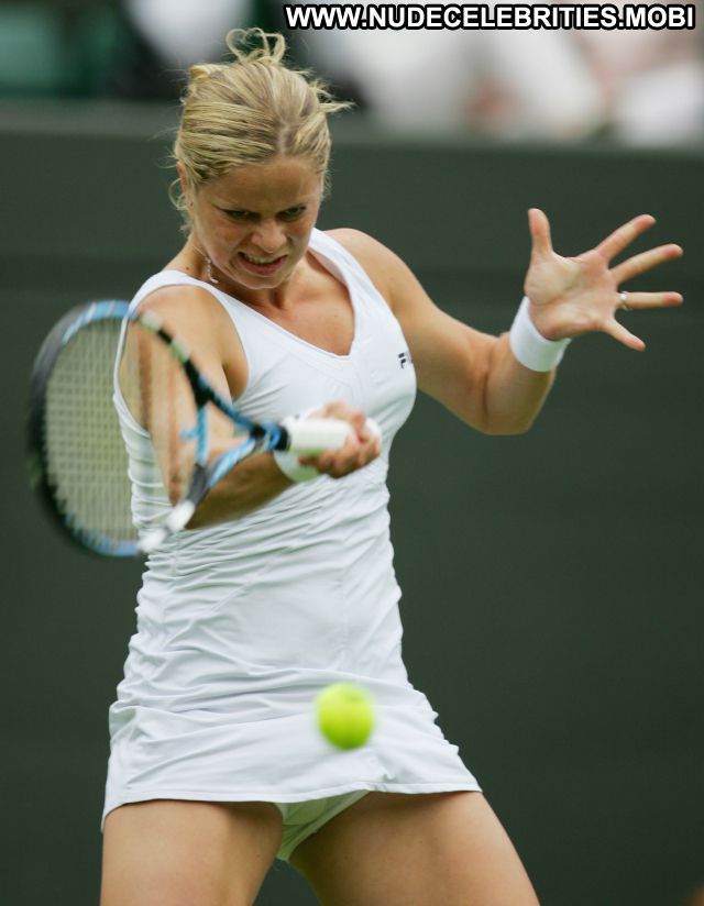 Kim Clijsters Tennis Uniform Panties Blonde Famous Celebrity