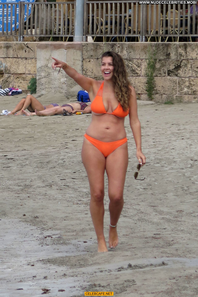Imogen Thomas No Source Bikini Celebrity Posing Hot Orange Babe