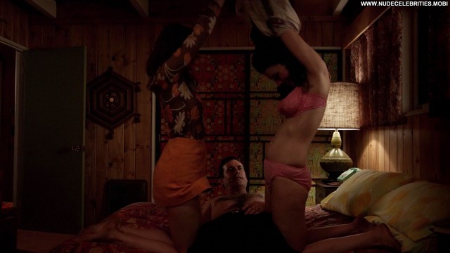 Jessica Pare Mad Men Nice Threesome Celebrity Bed