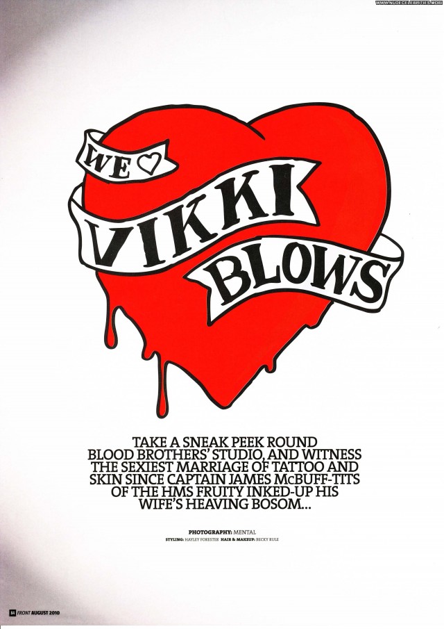 Vikki Blows Front Magazine Aug 2010 Scans Posing Hot