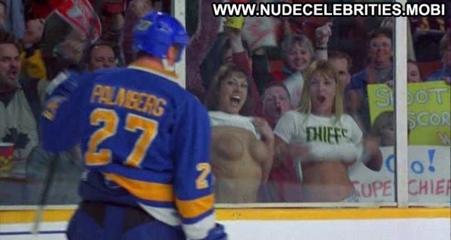 Christine Caux Slap Shot   Breaking The Ice Hockey Breasts Celebrity