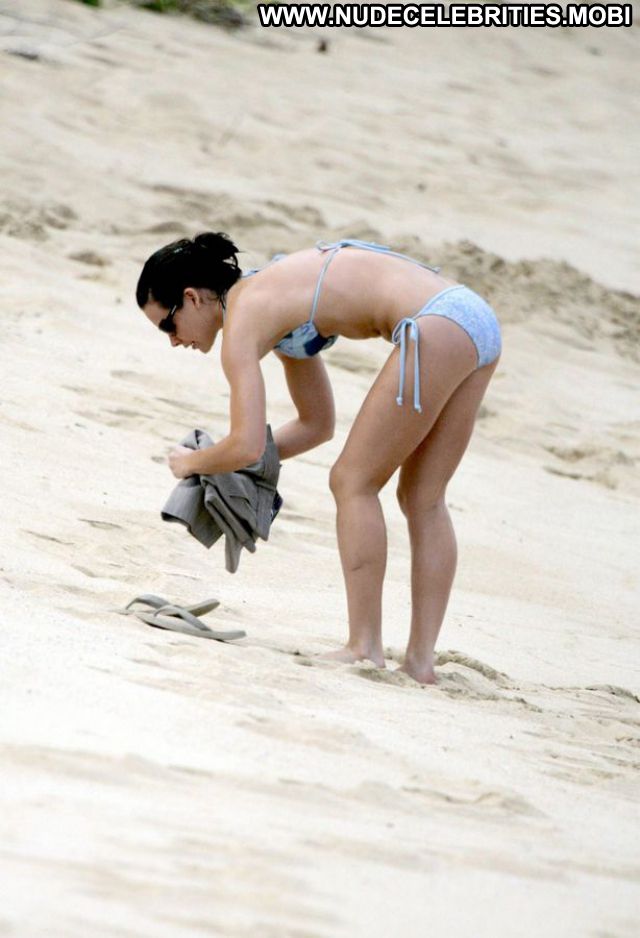 Evangeline Lilly No Source Babe Hot Bikini Celebrity Brunette Beach