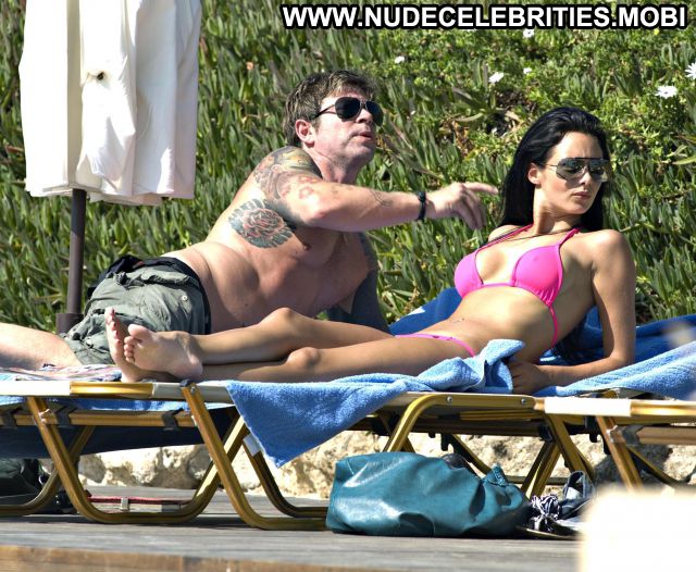 Jessica Jane Clement Pool Bikini Brunette Celebrity Famous