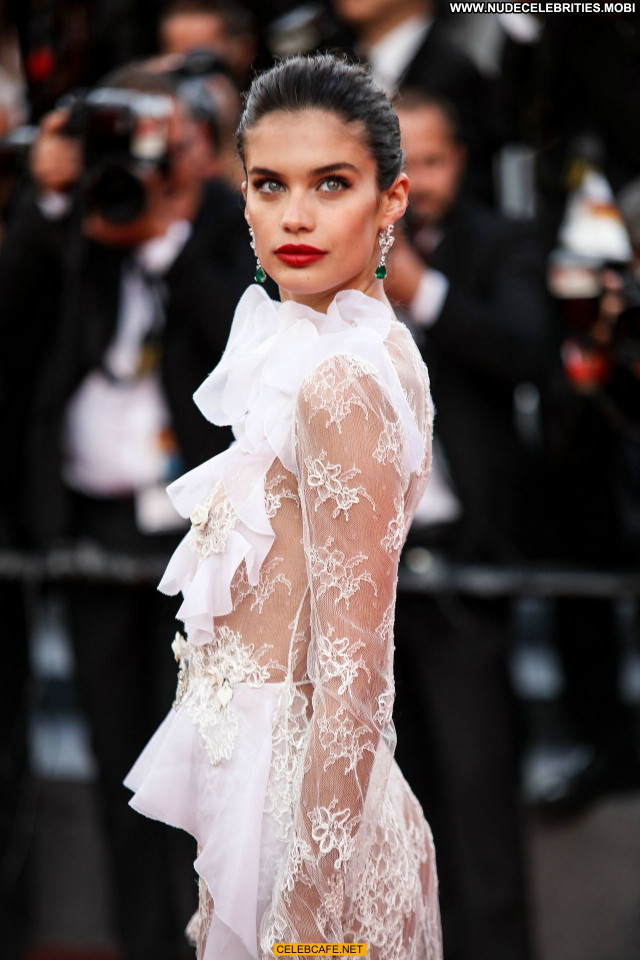 Sara Sampaio Cannes Film Festival Beautiful Posing Hot See Through