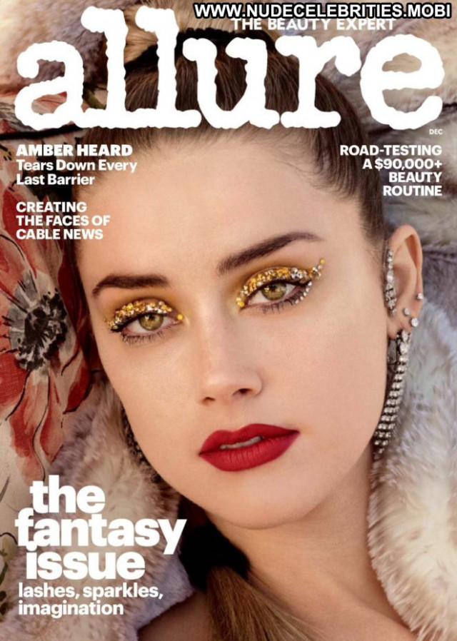 Amber Heard Allure Magazine  Paparazzi Magazine Beautiful Babe