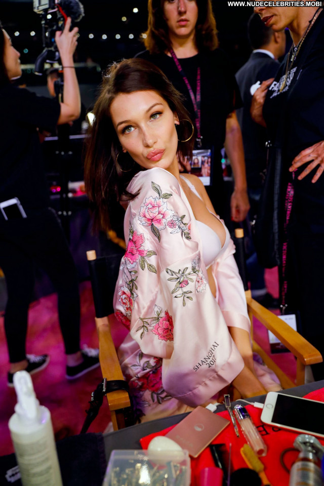 Elsa Hosk Fashion Show Celebrity Topless Los Angeles Sexy Nip Slip