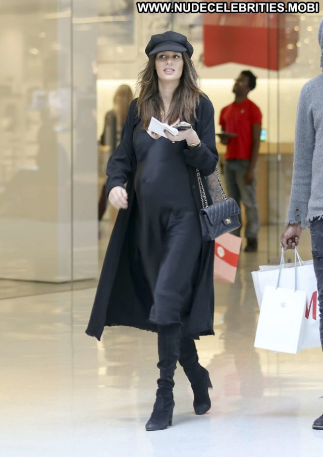 Nicole Trunfio Los Angeles Posing Hot Black Paparazzi Babe Shopping