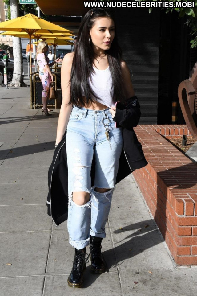 Madison Beer Beverly Hills Posing Hot Jeans Paparazzi Babe Celebrity