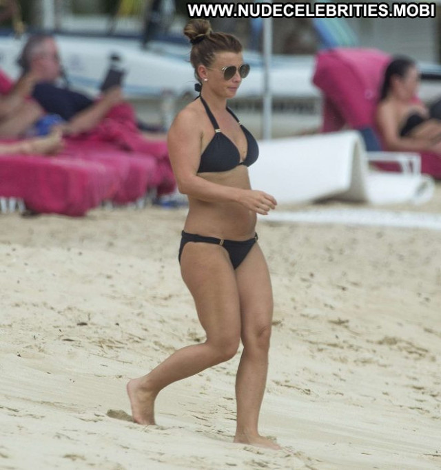 Coleen Rooney No Source Paparazzi Babe Bikini Bar Beautiful Black