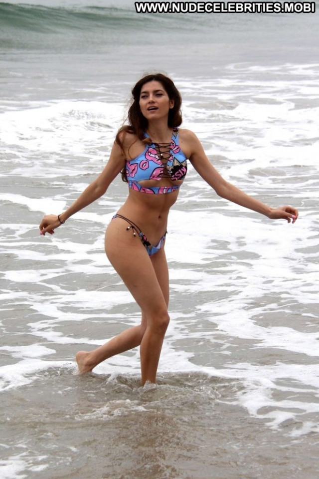 Blanca Blanco The Beach In Malibu Celebrity Beautiful Bikini Babe