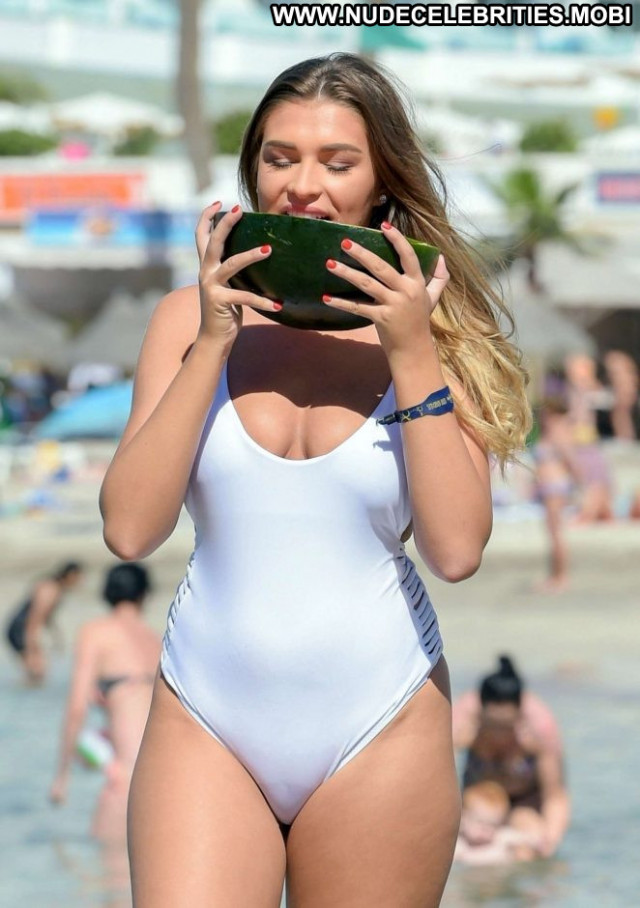 Ellie Brown The Beach Posing Hot Bikini Celebrity Paparazzi Babe