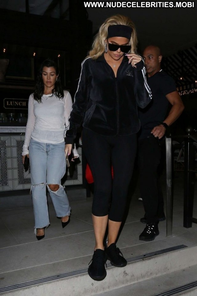 Khloe Kardashian Los Angeles Angel Babe Posing Hot Los Angeles