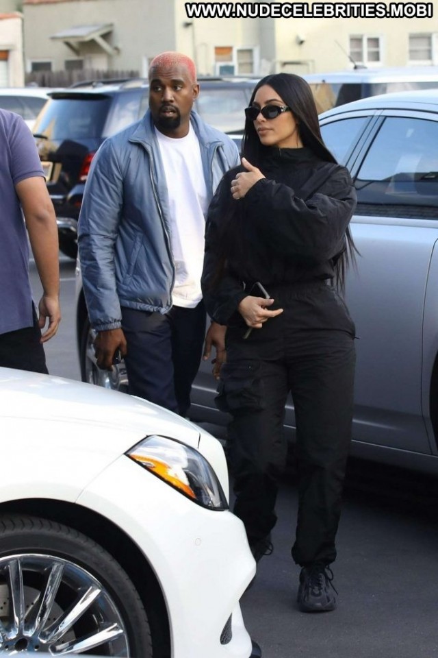 Kim Kardashian Los Angeles Paparazzi Beautiful Posing Hot Los Angeles