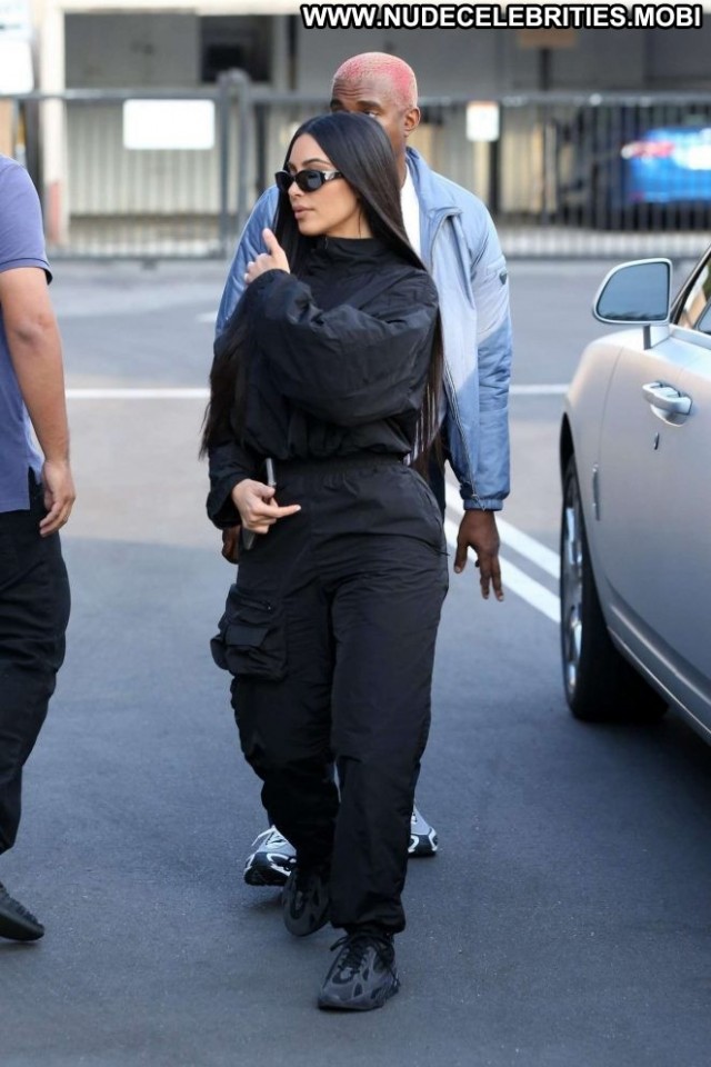 Kim Kardashian Los Angeles Posing Hot Angel Paparazzi Los Angeles