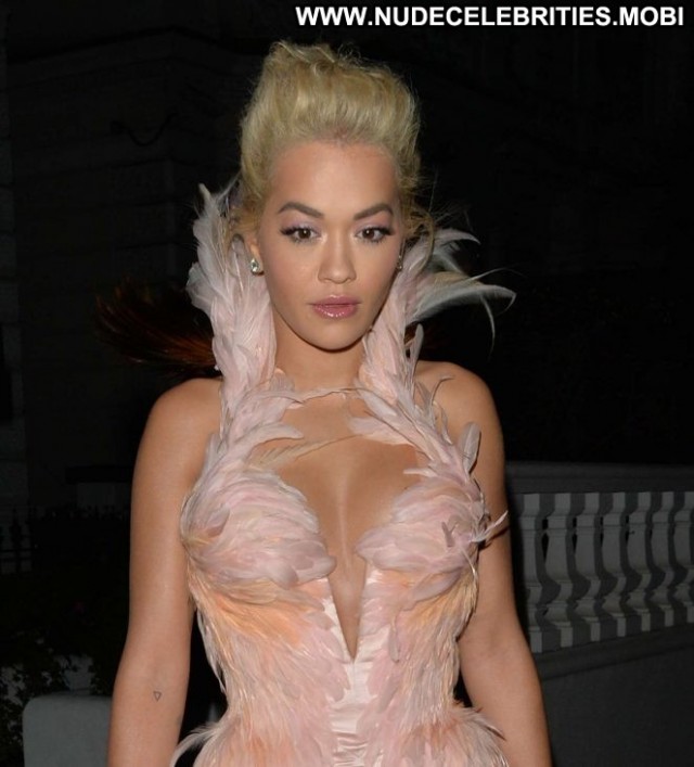 Rita Ora No Source  Awards Paparazzi Beautiful Posing Hot London