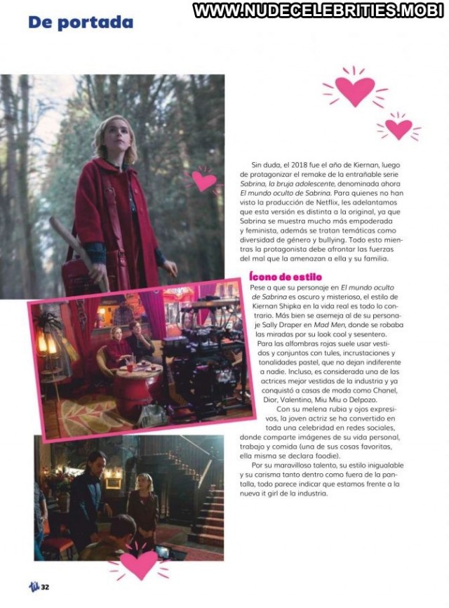 Kiernan Shipka No Source Paparazzi Magazine Beautiful Chile Celebrity