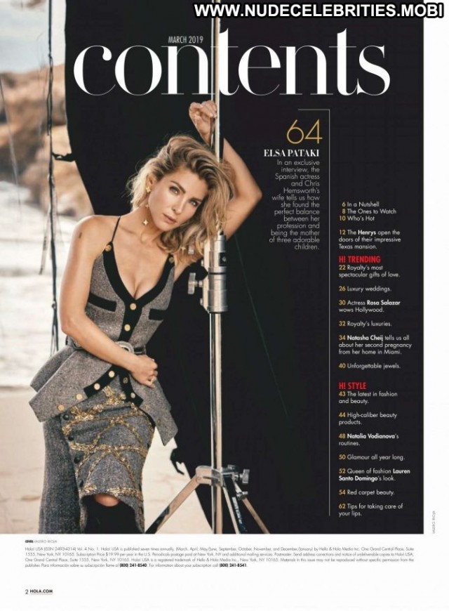 Elsa Pataky S Magazine Celebrity Paparazzi Magazine Posing Hot Babe