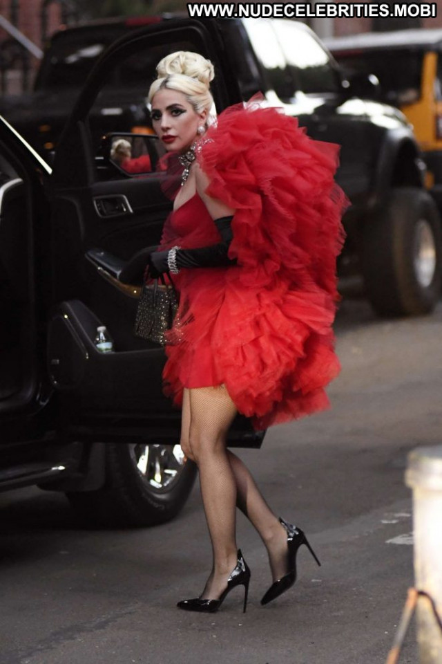 Lady Gaga New York Posing Hot Beautiful Gag Celebrity Paparazzi Babe