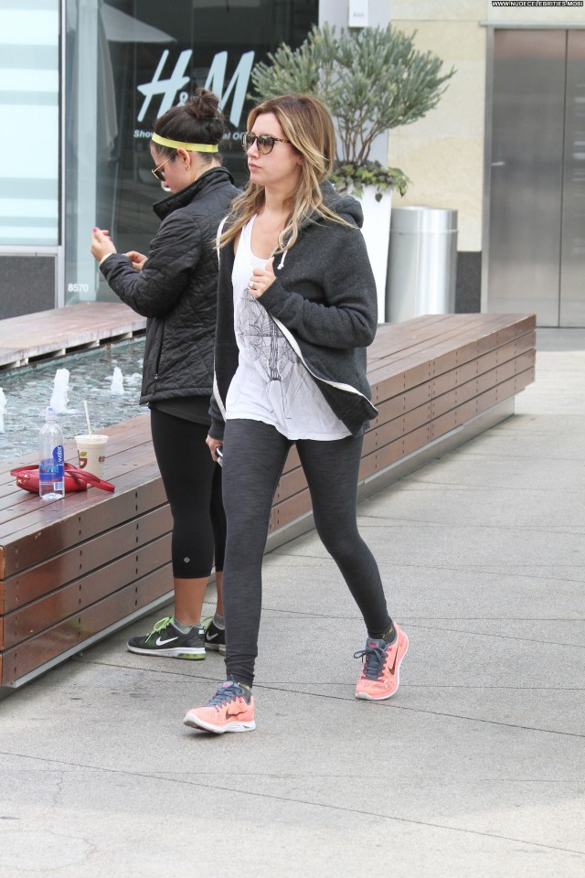 Ashley Tisdale Gym In La Posing Hot Babe Celebrity High Resolution