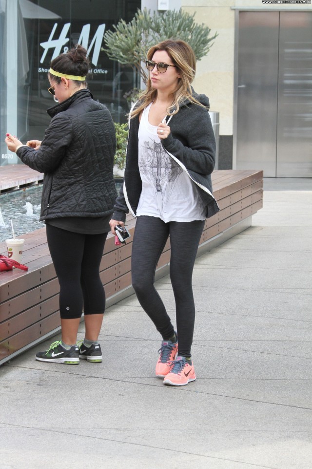 Ashley Tisdale Gym In La Beautiful Celebrity Babe Posing Hot High