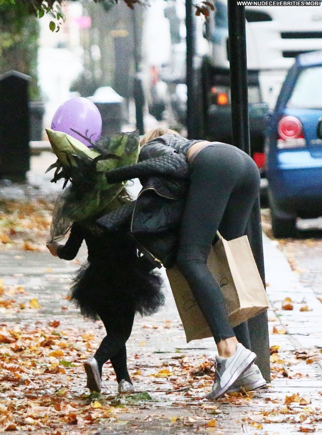 Abbey Clancy No Source Posing Hot Yoga Pants Bend Over High