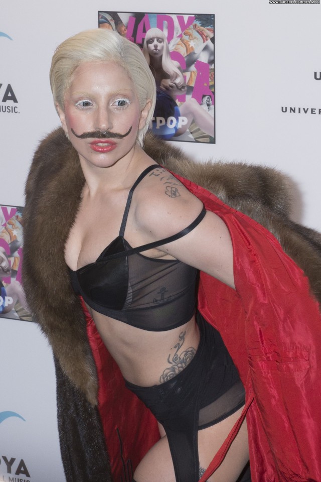 Lady Gaga No Source Celebrity Beautiful Babe Posing Hot High