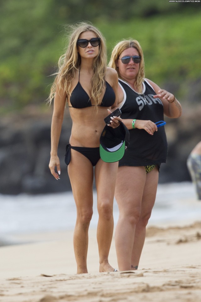 Carmen Electra Photoshoot Beautiful Candids Beach Bikini Celebrity