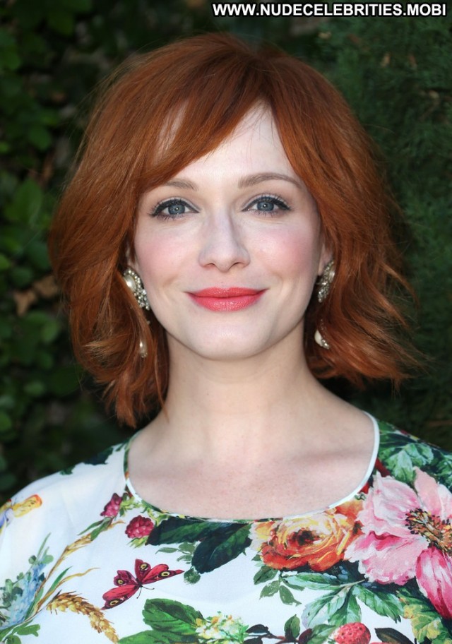 Christina Hendricks Beverly Hills Beautiful High Resolution Babe