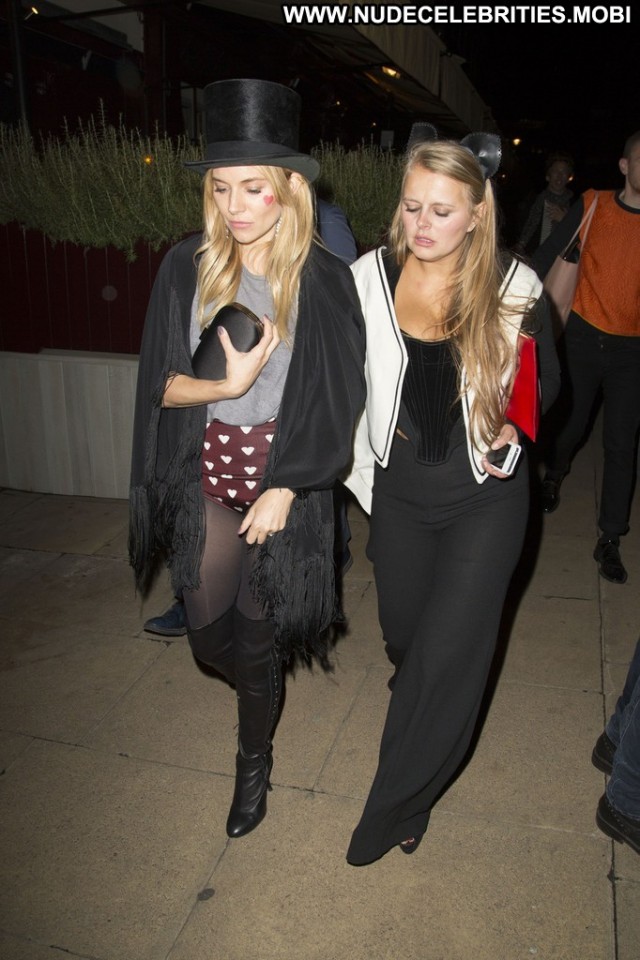 Sienna Miller Private Club London Club Posing Hot Beautiful Babe High