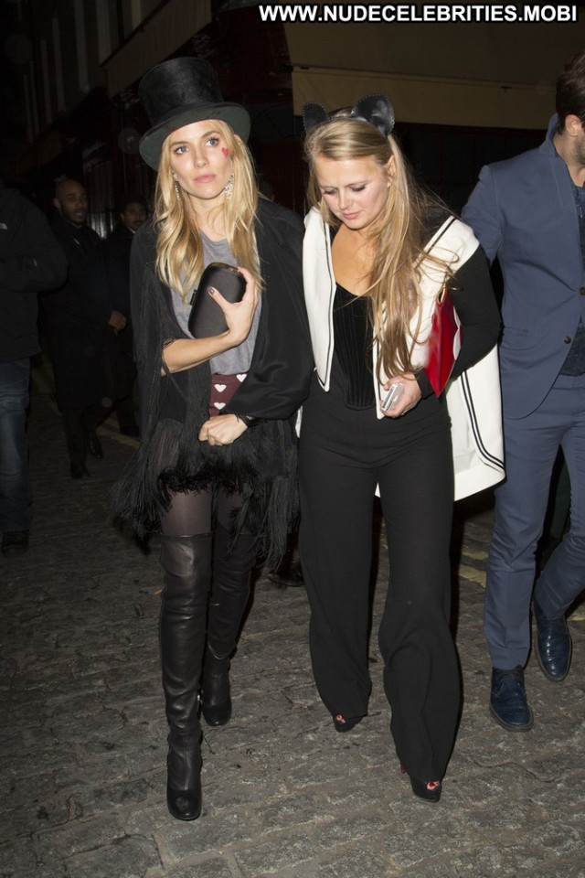 Sienna Miller Private Club Club London Posing Hot Celebrity Babe High