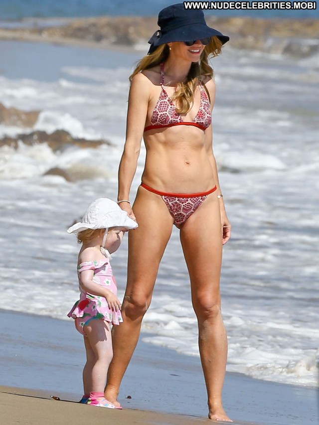 Rebecca Gayheart Beach Bikini Posing Hot Malibu Babe High Resolution