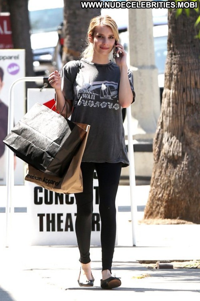 Emma Roberts American Apparel Posing Hot Beautiful Shopping Celebrity