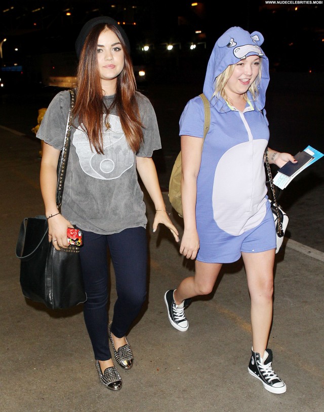 Lucy Hale Lax Airport Babe High Resolution Posing Hot Beautiful