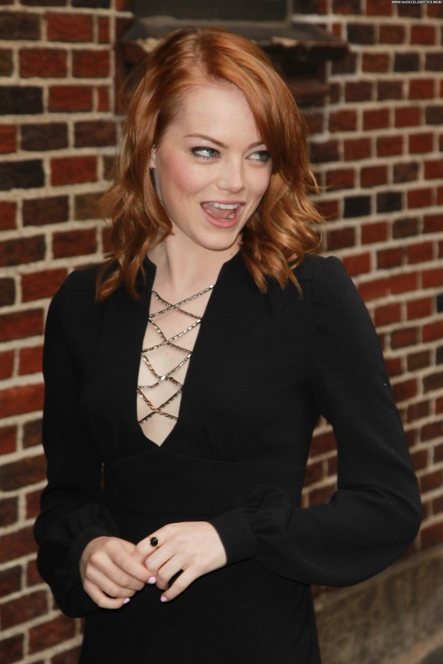 Emma Stone Late Show With David Letterman Beautiful Celebrity High