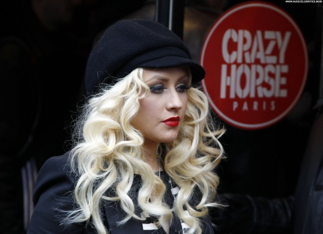 Christina Aguilera Burlesque High Resolution Paris Posing Hot Crazy