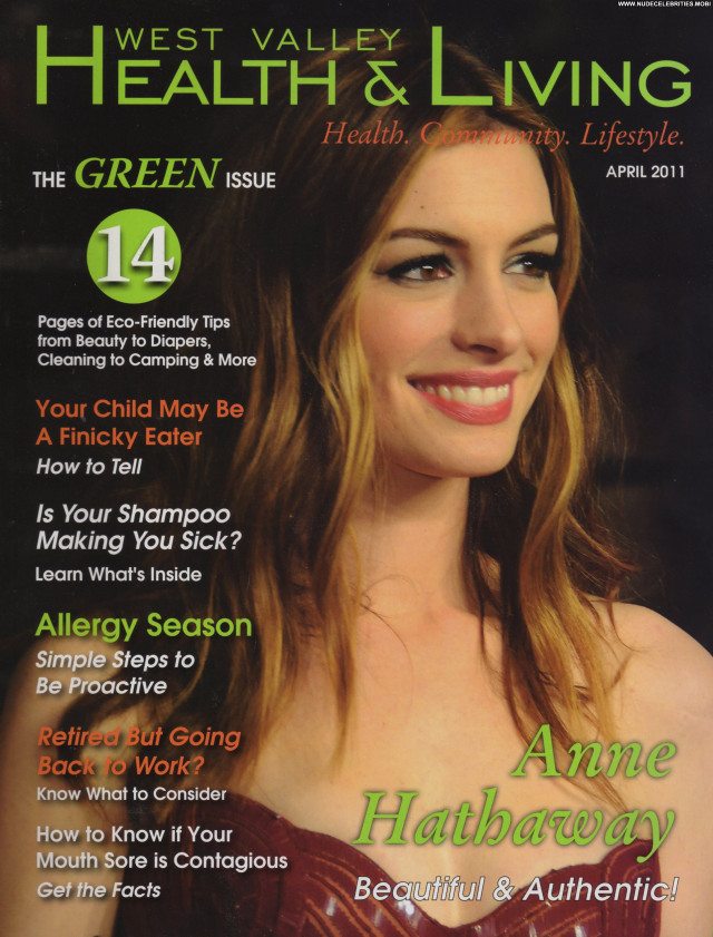 Anne Hathaway Magazine Beautiful Magazine Posing Hot Celebrity Babe