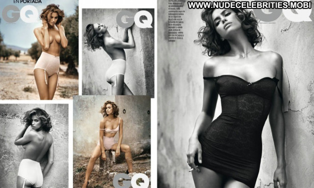 Irina Shayk Gq Spain Magazine Babe Beautiful Russia Nude Posing Hot