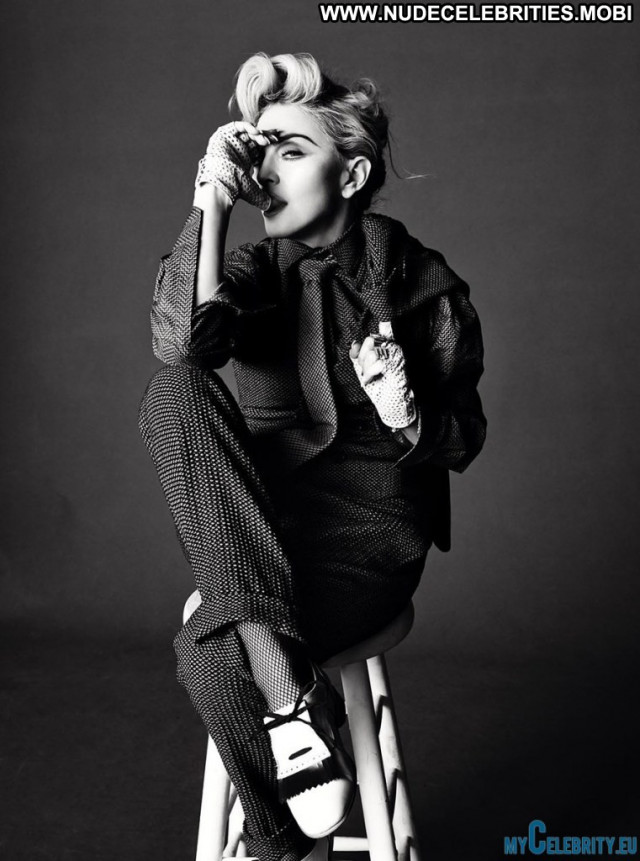 Madonna Luomo Vogue Usa Posing Hot Wild Magazine Photoshoot Celebrity