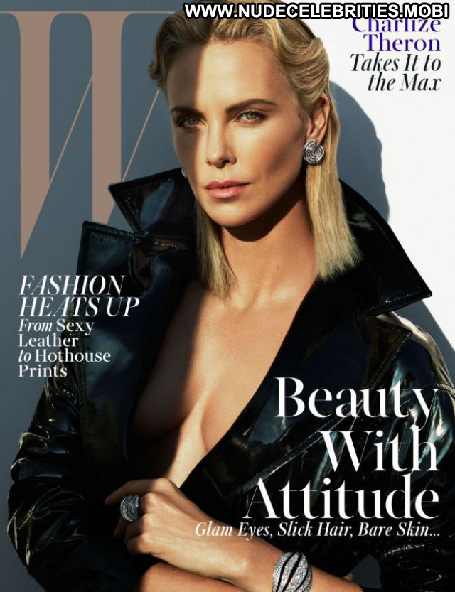 Charlize Theron W Magazine  Usa Magazine Beautiful Babe Celebrity